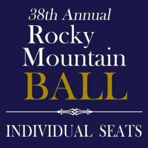 Rocky Mountain Ball - individual seats